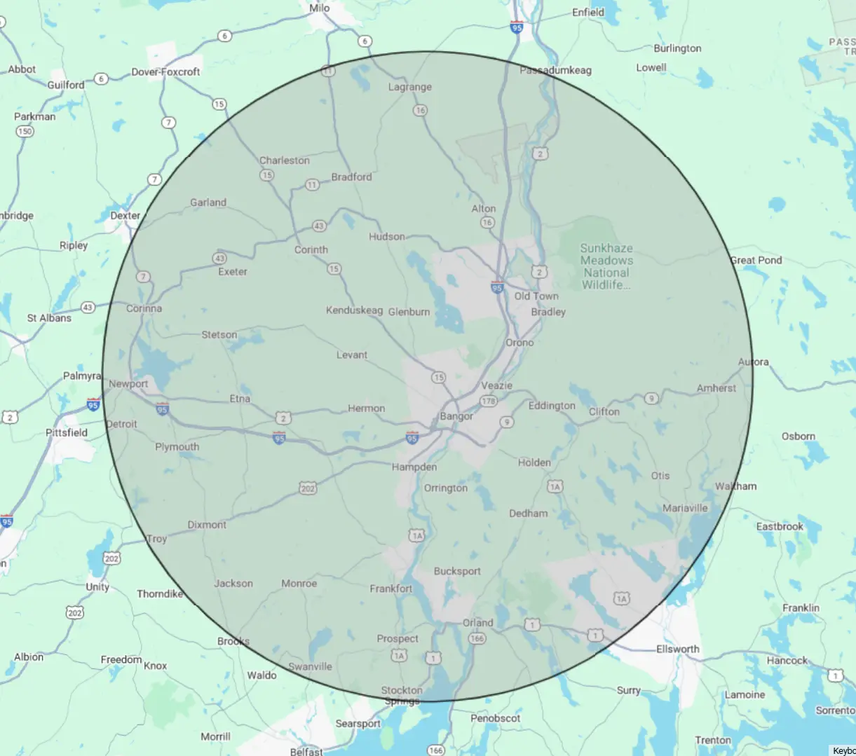 Gentec Power Solutions service area map